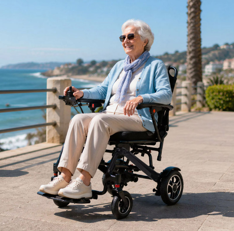 carbon fiber electric wheelchair